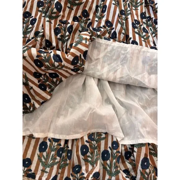 Designer Block Print Coastal Grandma NWOT Darling Isle kaftan midi dress, Sm, $2 - Picture 7 of 9